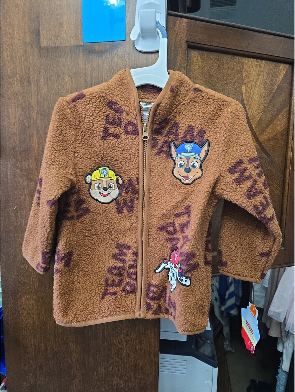 2t brand new paw patrol fleece jacket item 115G2